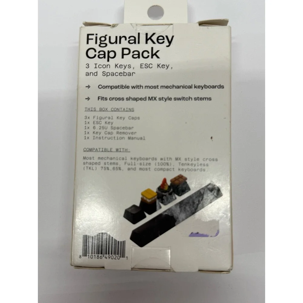 NORTH Figural Key Cap Pack 3 Icon Keys ESC Key Spacebar Mechanical Keyboard